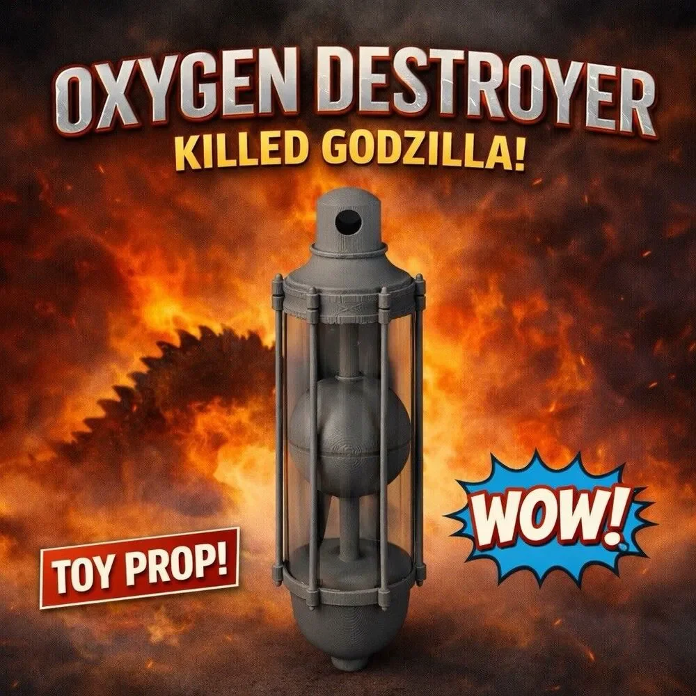 Godzilla 1954 Oxygen Destroyer Model Toy